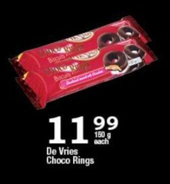 Oxford Freshmarket De Vries Choco Rings 150g offer