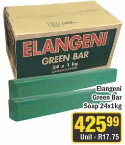 J&E Cash and Carry Elangeni Green Bar Soap offer
