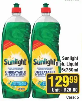 J&E Cash and Carry Sunlight Dish. Liquid offer