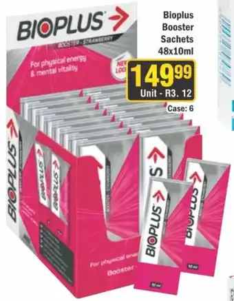 J&E Cash and Carry Bioplus Booster Sachets offer