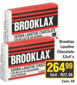 J&E Cash and Carry Brooklax Senna Laxative Chocolate offer