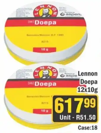 J&E Cash and Carry Lennon Doepa offer