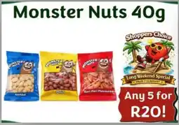 Foodeez Monster Nuts offer