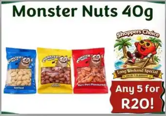 Foodeez Monster Nuts offer