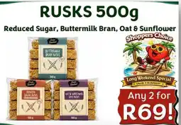Foodeez Rusks offer