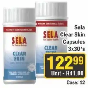 J&E Cash and Carry Sela Clear Skin Capsules offer