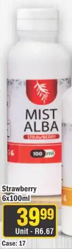 J&E Cash and Carry Abok Mist Alba Strawberry offer