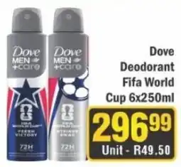 J&E Cash and Carry Dove Deodorant Fifa World Cup offer