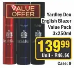 J&E Cash and Carry Yardley Deo English Blazer offer