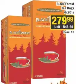 J&E Cash and Carry Black Forest Herbal Tea Bags offer