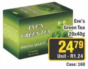 J&E Cash and Carry Eve's Green Tea offer