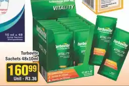 J&E Cash and Carry Turbovite Vitality Sachets offer