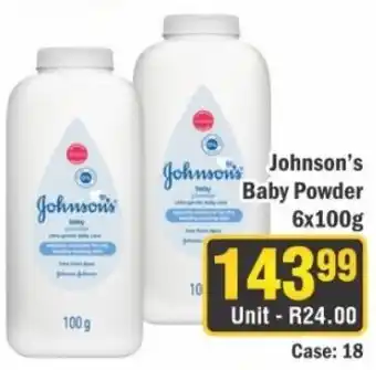 J&E Cash and Carry Johnson's Baby Powder offer