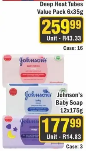 J&E Cash and Carry Johnson's Baby Soap offer