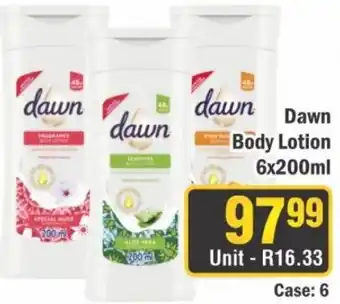 J&E Cash and Carry Dawn Body Lotion offer