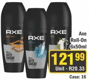 J&E Cash and Carry Axe Roll-On offer