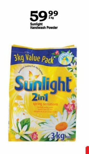 Oxford Freshmarket Sunlight Handwash Powder 3kg offer