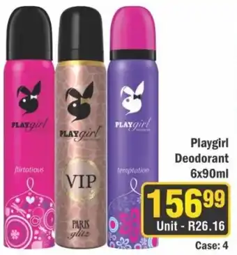 J&E Cash and Carry Playgirl Deodorant offer