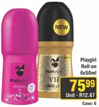 J&E Cash and Carry Playgirl Roll-on offer
