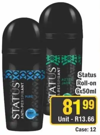 J&E Cash and Carry Status Roll-on offer