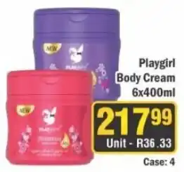 J&E Cash and Carry Playgirl Body Cream offer