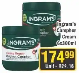 J&E Cash and Carry Ingram's Camphor Cream offer