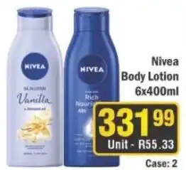 J&E Cash and Carry Nivea Body Lotion offer