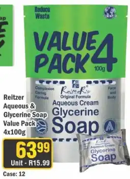J&E Cash and Carry Reitzer Aqueous & Glycerine Soap Value Pack offer