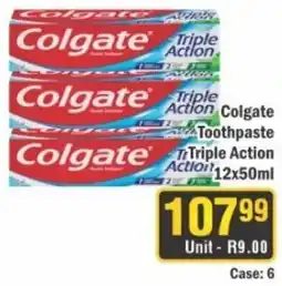J&E Cash and Carry Colgate Triple Action Toothpaste offer