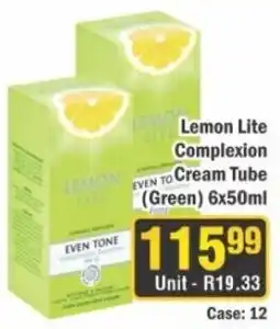 J&E Cash and Carry Lemon Lite Complexion Cream Tube (Green) offer