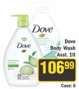 J&E Cash and Carry Dove Body Wash Assorted offer