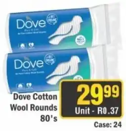 J&E Cash and Carry Dove Cotton Wool Rounds offer