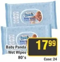 J&E Cash and Carry Baby Panda Wet Wipes offer