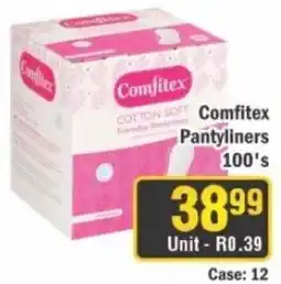 J&E Cash and Carry Comfitex Cotton Soft Pantyliners offer