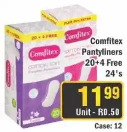J&E Cash and Carry Comfitex Pantiliners offer