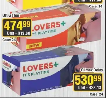 J&E Cash and Carry LOVERS+ IT'S PLAYTIME offer