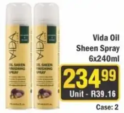 J&E Cash and Carry Vida Oil Sheen Spray offer