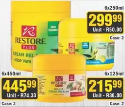 J&E Cash and Carry RESTORE PLUS CREAM RELAXER + Aloe Vera offer