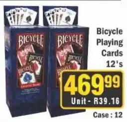 J&E Cash and Carry Bicycle Playing Cards offer