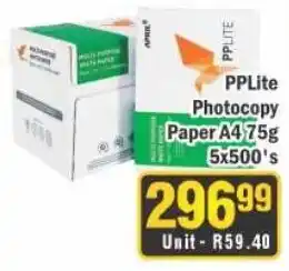 J&E Cash and Carry PPLite Photocopy Paper A4 offer