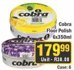 J&E Cash and Carry Cobra Floor Polish offer