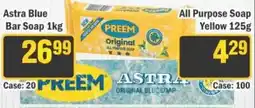 J&E Cash and Carry Astra Blue Bar Soap offer