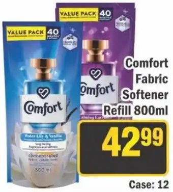 J&E Cash and Carry Comfort Fabric Softener Refill offer