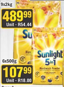 J&E Cash and Carry Sunlight 5in1 Handwash Powder offer