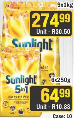 J&E Cash and Carry Sunlight Handwash Pow offer