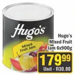 J&E Cash and Carry Hugo's Mixed Fruit Jam offer