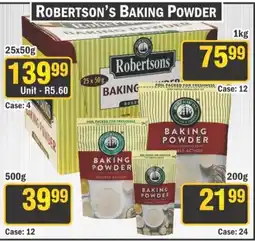 J&E Cash and Carry Robertson's Baking Powder offer