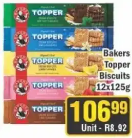 J&E Cash and Carry Bakers Topper Biscuits offer