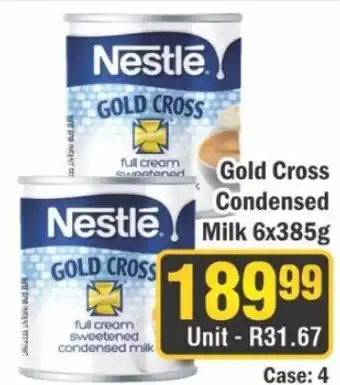 J&E Cash and Carry Nestle Gold Cross Condensed Milk offer
