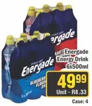J&E Cash and Carry Energade Energy Drink offer